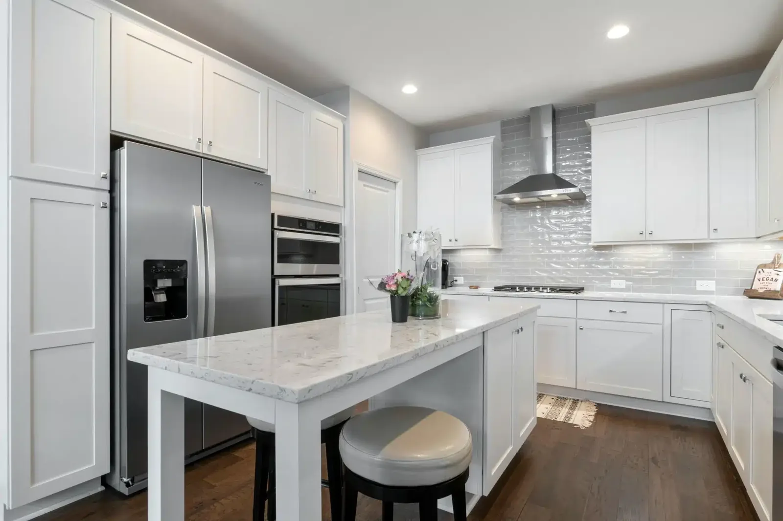 3D kitchen design review at the Manassas showroom