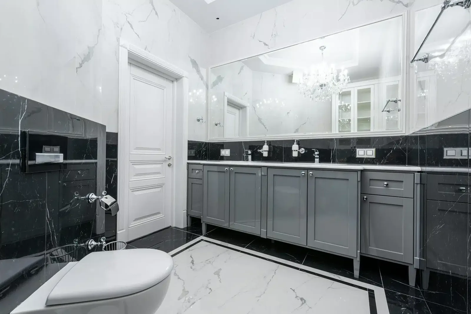 Grey Vanity Bath in Potomac, MD